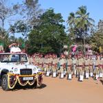 Minister Mankal Vaidya hoists National flag in Karwar, Highlights key development projects and welfare schemes on Republic day