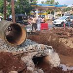 Bhatkal: Drainage work intensified on National Highway ahead of heavy rainfall forecast
