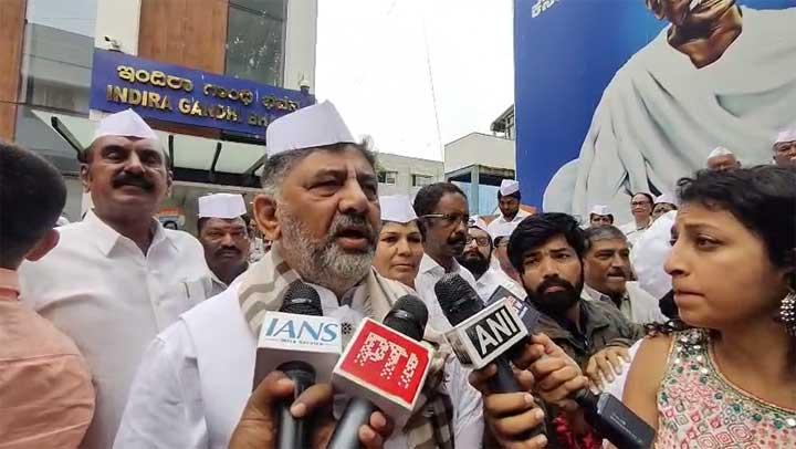 Shivakumar announces ‘Raj Bhavan Chalo’ march in support of MGNREGA