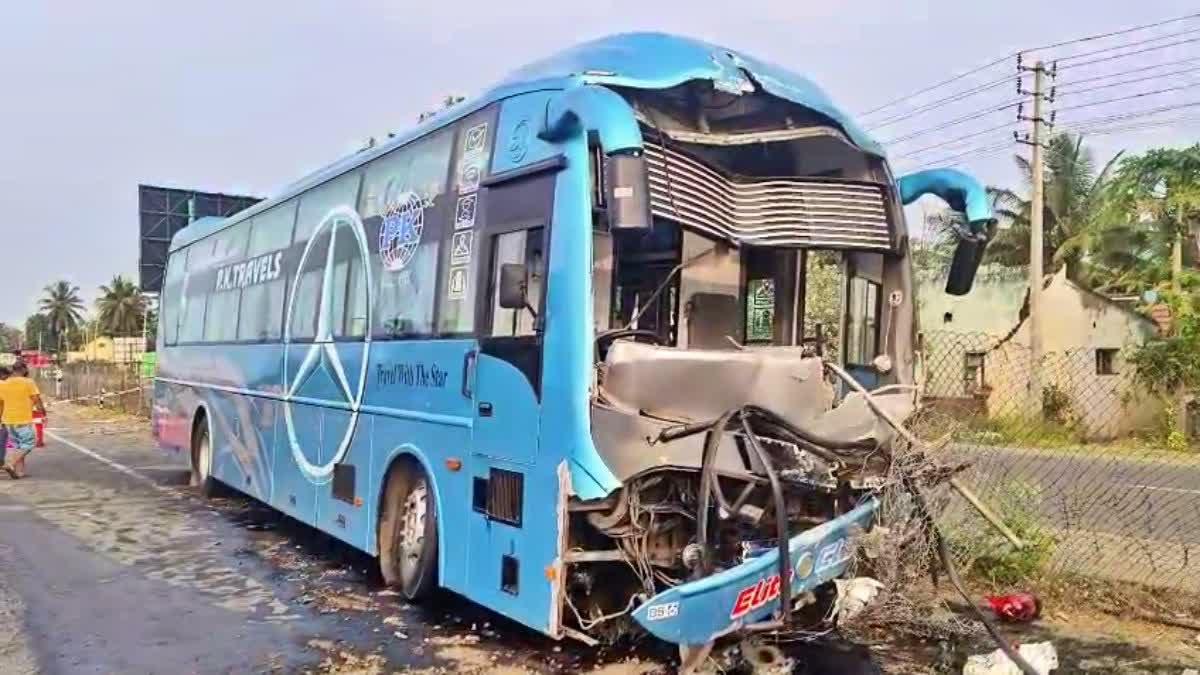 Four Killed After Bus Crashes into Fencing on Bengaluru–Mysuru Expressway