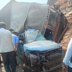 8-year-old boy killed, three injured as container truck overturns on car near Karwar