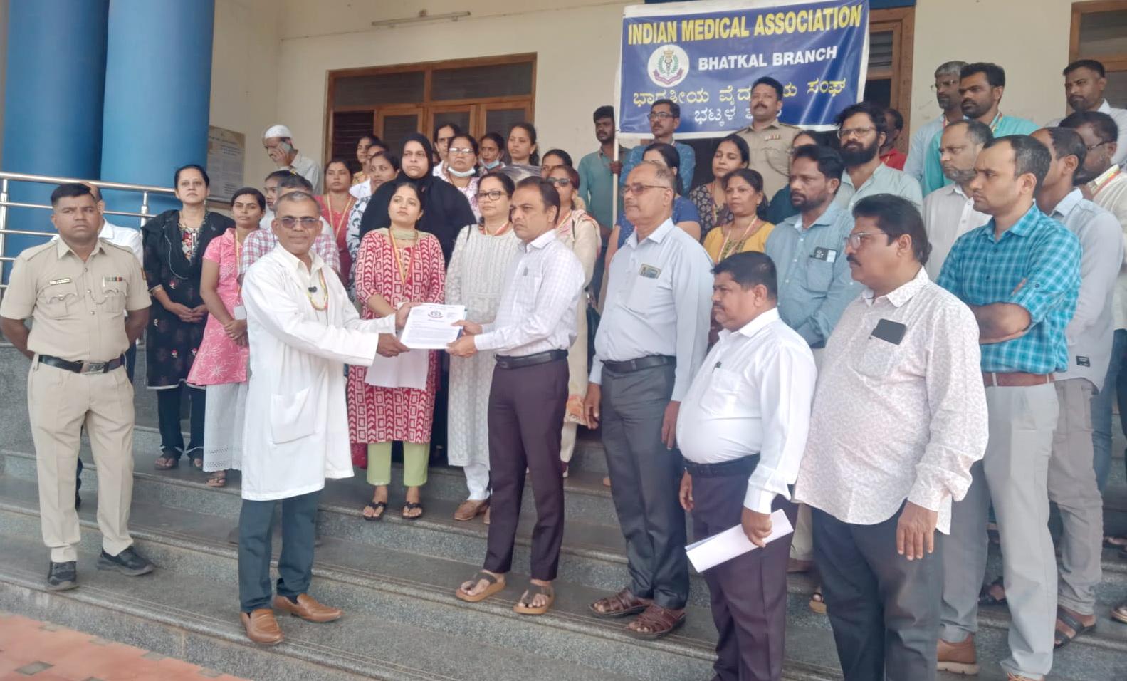 Bhatkal medical associations demand arrest of Shirali hospital attack accused within 24 hours