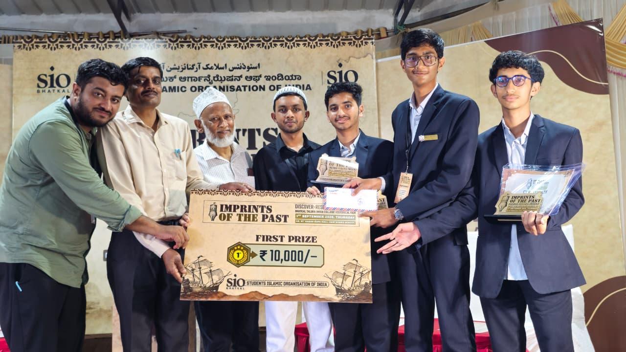SIO Bhatkal hosts inter-college history fair to promote historical research among students