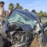 Four of a family killed in car accident while returning from Tirupati in Kolar