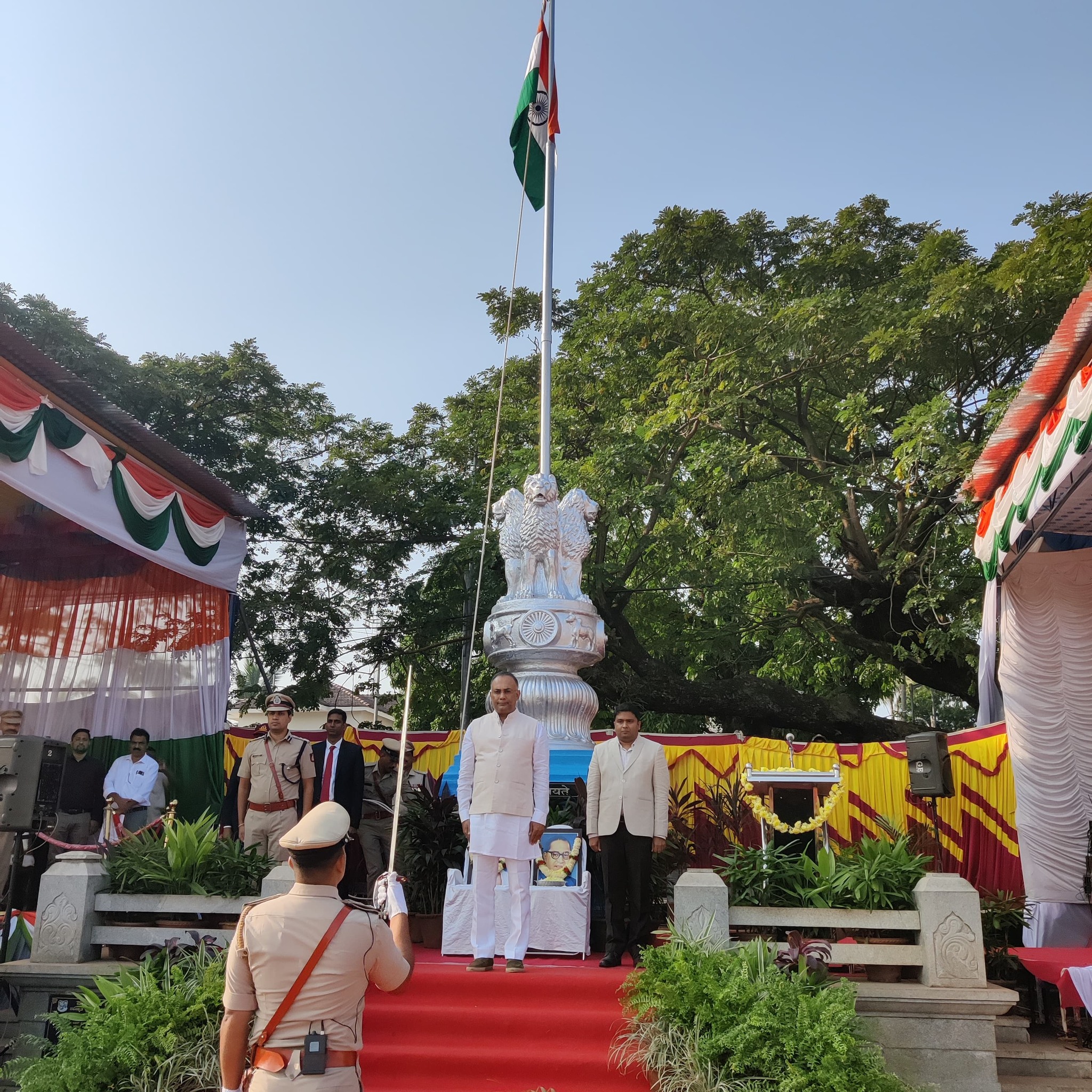 Dakshina Kannada Minister Dinesh Gundurao Emphasizes Constitutional Values on 75th Republic Day