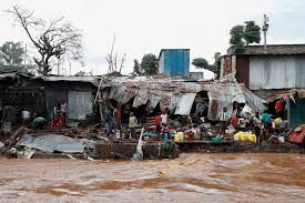 At least 70 people killed by flooding in Kenya as more rain is expected through the weekend