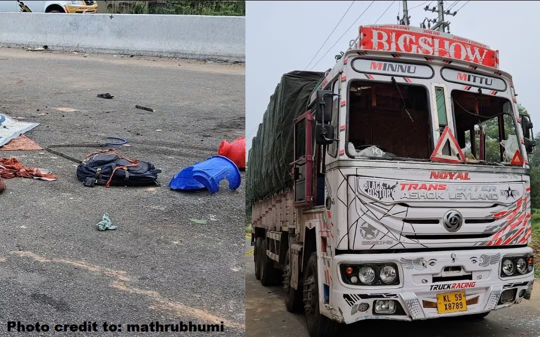 Truck runs over sleeping people in Thrissur, Kerala, killing five