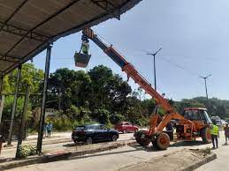 NHAI Begins Dismantling Toll Booth Structure At The NITK-Surathkal Plaza