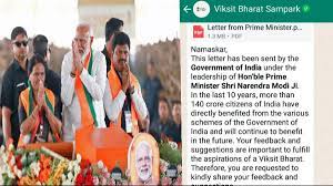 Opposition asks EC to act against PM’s Whatsapp message on ‘Viksit Bharat’