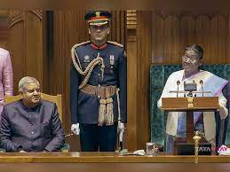 Opposition laments no mention of Manipur violence in President’s speech