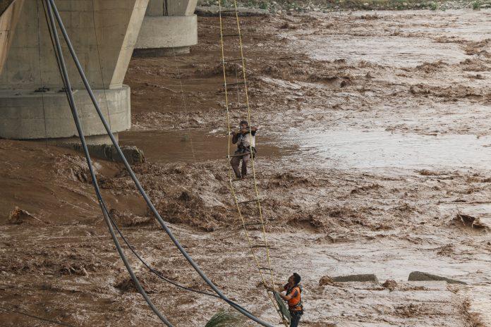 Nine men safely rescued from swollen Tawi river in Jammu