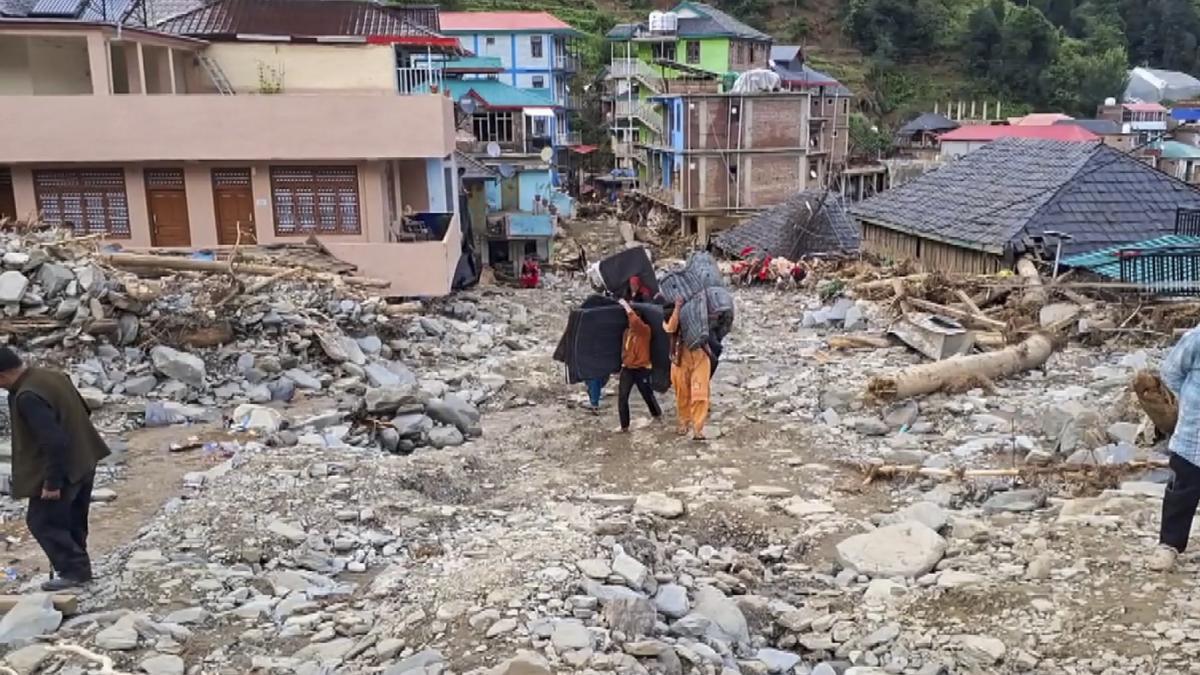 Himachal Pradesh: 30 missing after cloudbursts and landslides in Mandi, rescue efforts underway