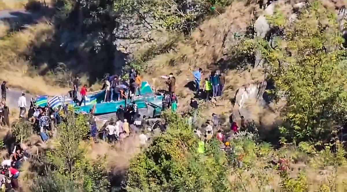 36 killed, 19 hurt as bus falls into gorge in J&K's Doda: Officials