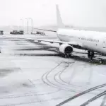 Snowfall Disrupts Flight Operations at Srinagar International Airport