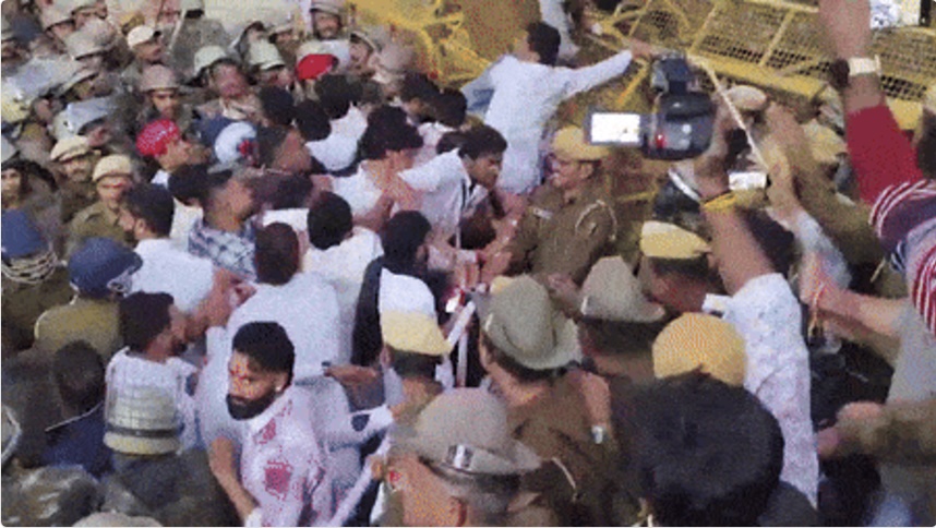 Clashes erupt in Udaipur as newly anointed Mewar royal head denied entry to city palace