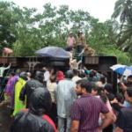 Bus overturns on NH-66 near Udupi, Several injured