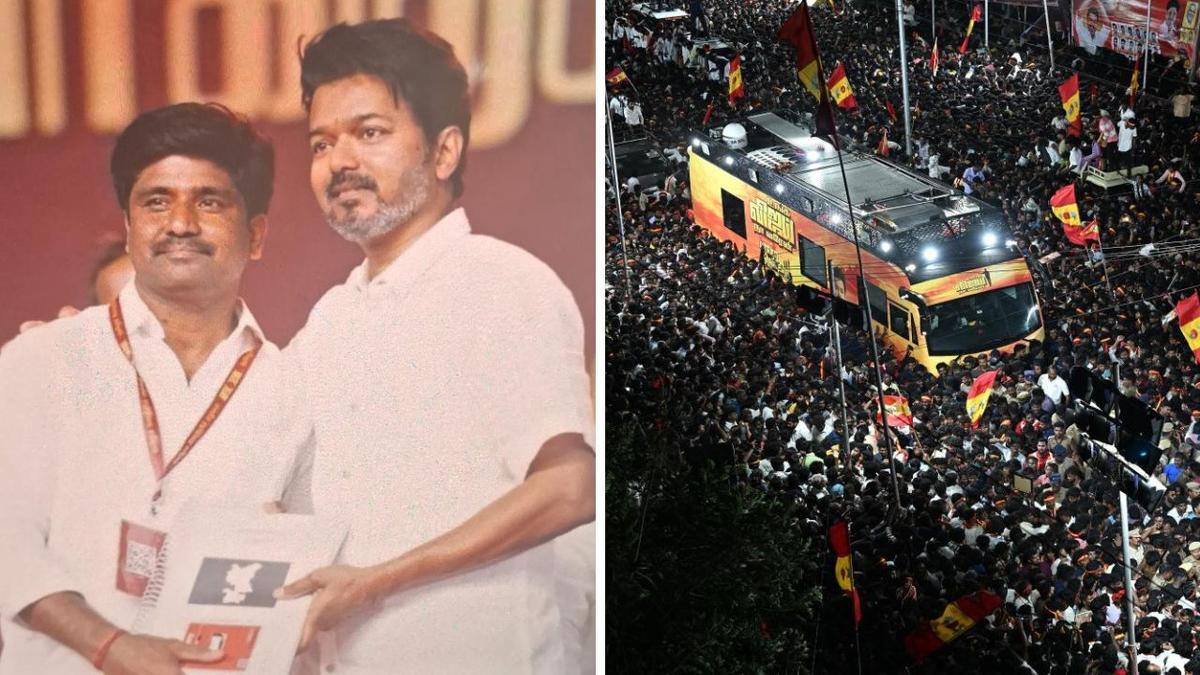 Tamil Nadu stampede: TVK Karur West district secretary Mathiyalagan taken into custody